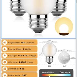 Bombilla LED regulable de 4 W, 