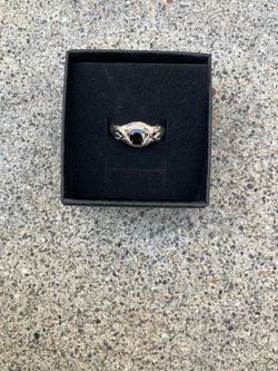 New Black Onyx Stone Ring size 8