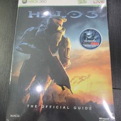 Xbox 360, Halo 3 Official Guide (unopened)