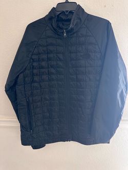 The North Face Black Quilted Zip-Up Jacket