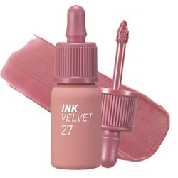 Peripera Ink the Velvet Lip Tint (027 STRAWBERRY NUDE). Open box