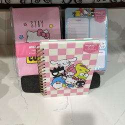 Hello Kitty Writing Journals And Note Pad WTH Pen