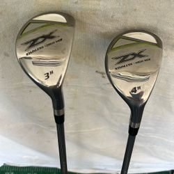 3 & 4 Z X Stainless Woods
