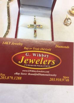 14 Kt Genuine gold cross