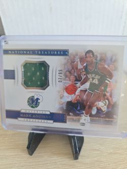 Mavericks  Mark Aguirre Jersey  Card