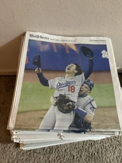 Los Angeles Times World Series Special Edition Saturday November 8 Print Los Angeles Dodgers