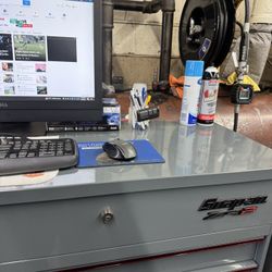 snap on tool box with tools 