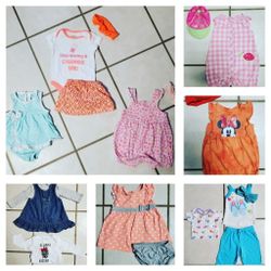 Lot of Babygirl Outfits Size 3/6M