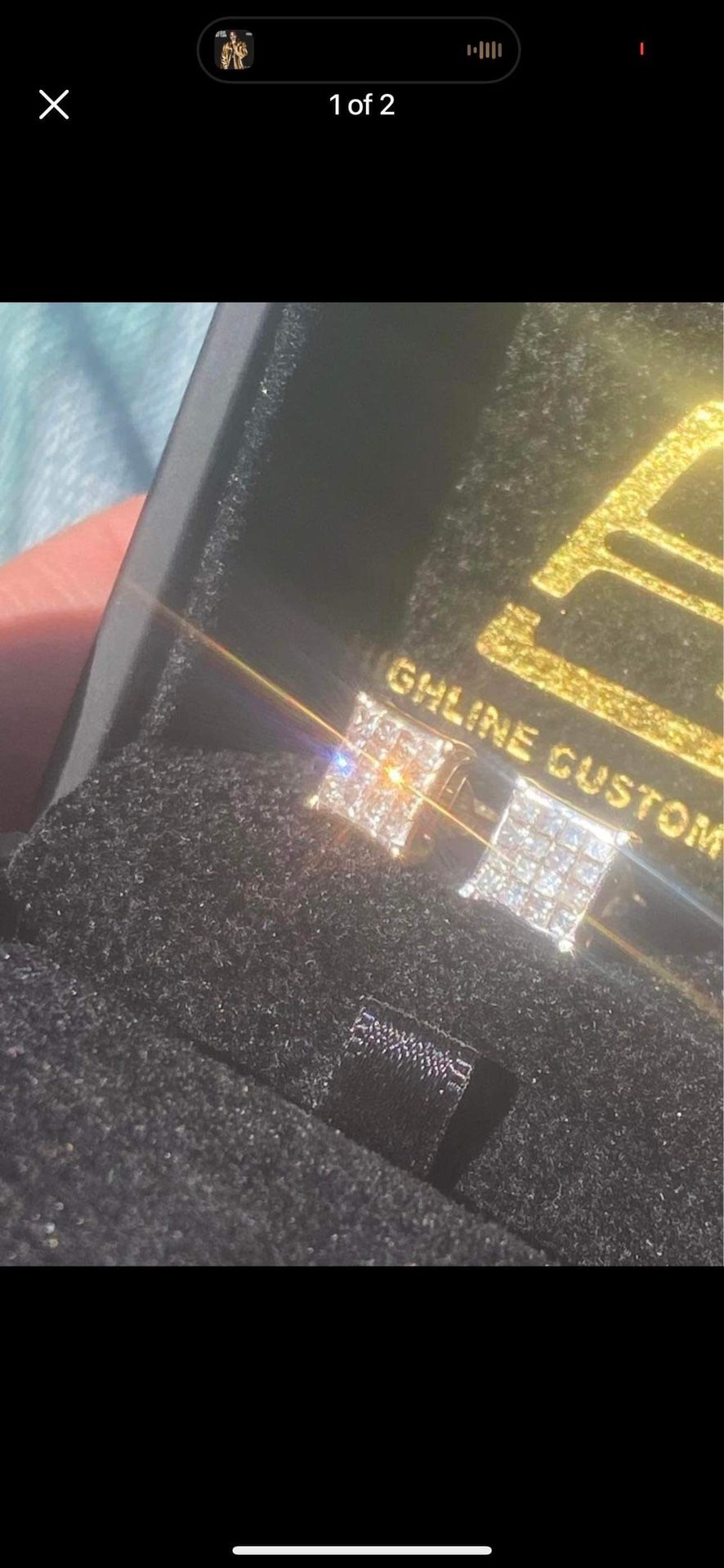 Diamond Earrings 1.79ct Vs