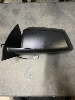 09-16 gmc acadia left side mirror powered black textured oem original
