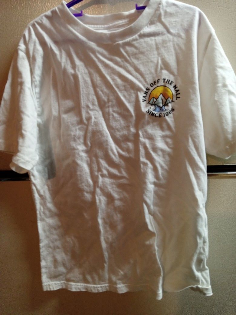 Vans Off The Wall T Shirt Kids Sz Med