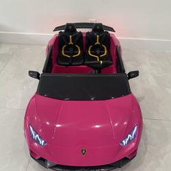 New Lamborghini Huracan Performante spyder kids power wheels ride on car (2 seater)