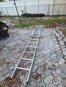 Step ladder metal flexible  12 ft.. heavy duty