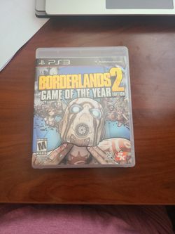 Borderlands 2 game of the year Ps3