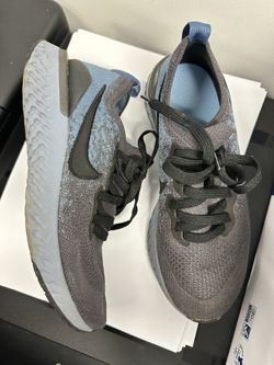 Nike Epic React Flyknit 2 sneakers Thunder Grey/Ocean Fog" US Sz 5Y Youth 23.5CM