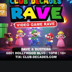 Club DECADES rave