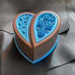 Heart And Roses  jewelry Box
