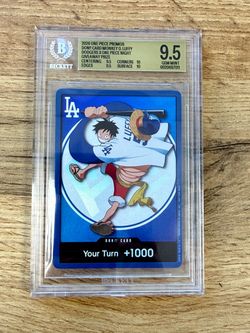 2026 Dodgers x One Piece Night Monkey D Luffy Don!! Card BGS 9.5