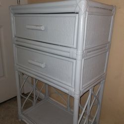 Vintage Wicker Dresser
