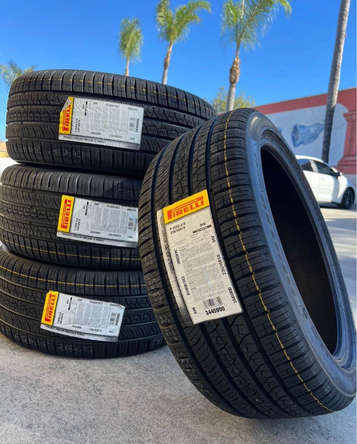 235/45/18 Pireli 4 NEW TIRES INSTALLED AND BALANCED