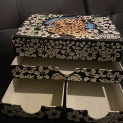 Lisa Frank box (made of velvet)