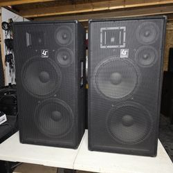 Dj Speakers Passive Dual 15s