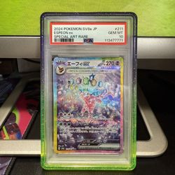 Espeon Ex Terastal Festival Japanese PSA 10