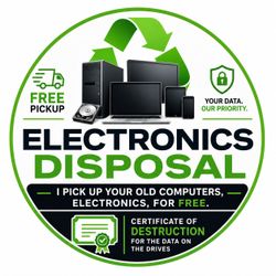 Safe and secure, Environmentally friendly E-Waste disposal.