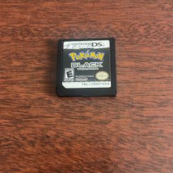 Pokemon Black Version Nintendo DS Tested Authentic Works Great 