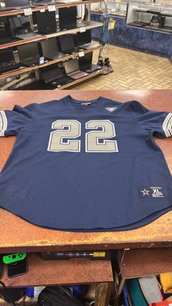 Mitchell & Ness Emmitt Smith Blue Jersey 75 year Patch XL Jersey