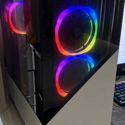 CyberPower Pc White/Black , Asus Gaming 165hz Monitor, Cyberpower Keyboard (Read Description)