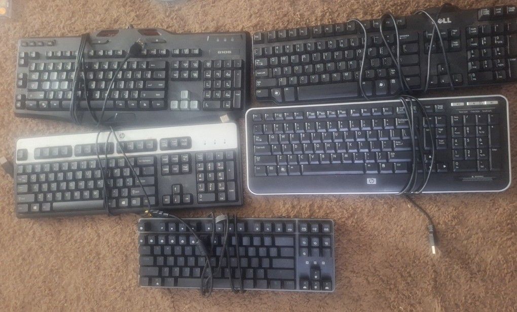 5 Keyboards For Sale