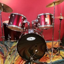 Drum Set 5pc Complete Set 