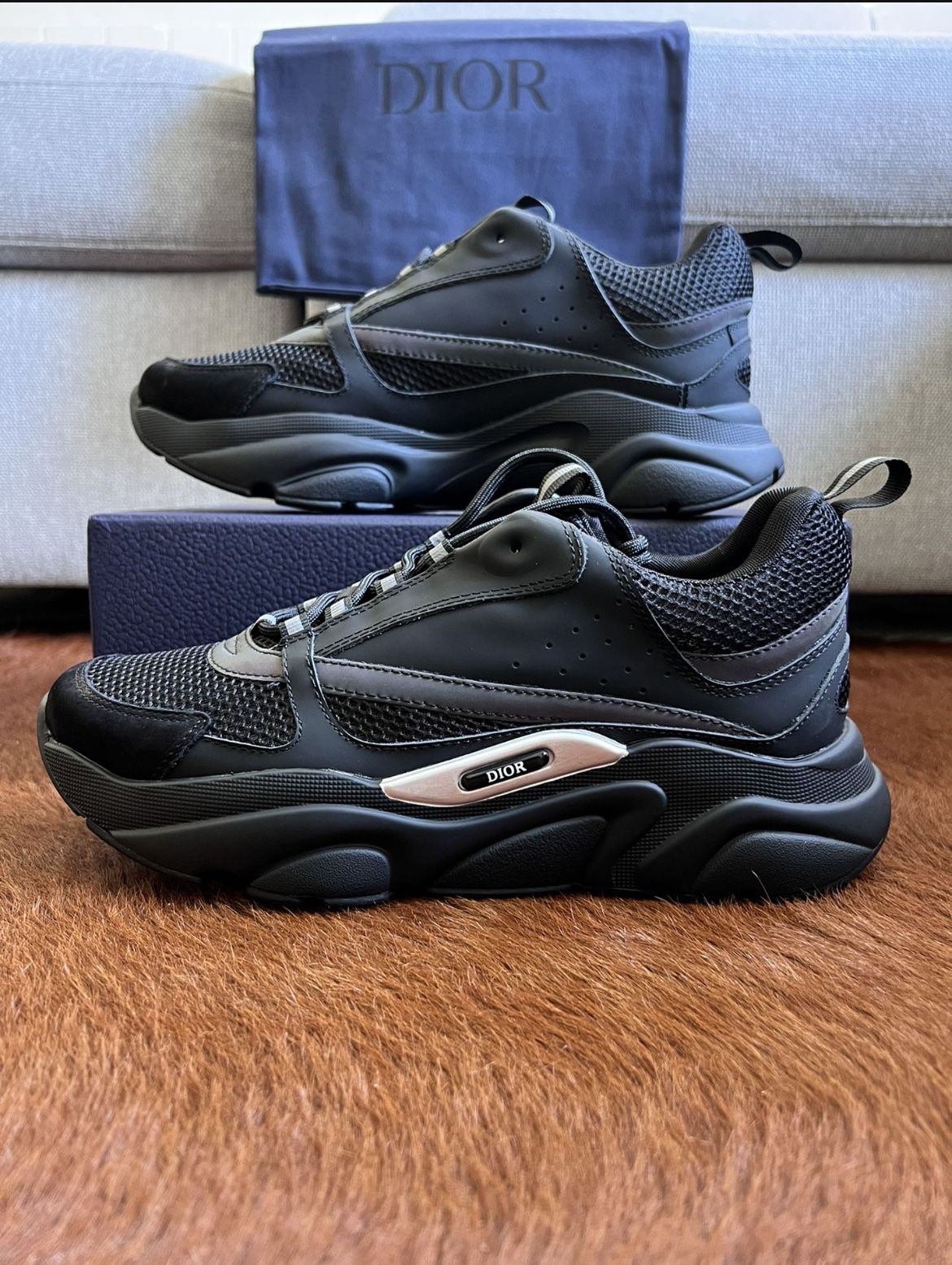 Black Dior B22 Pattern Men Size 8.5, 9,10.5 & 11 for Sale in West  Hollywood, CA - OfferUp