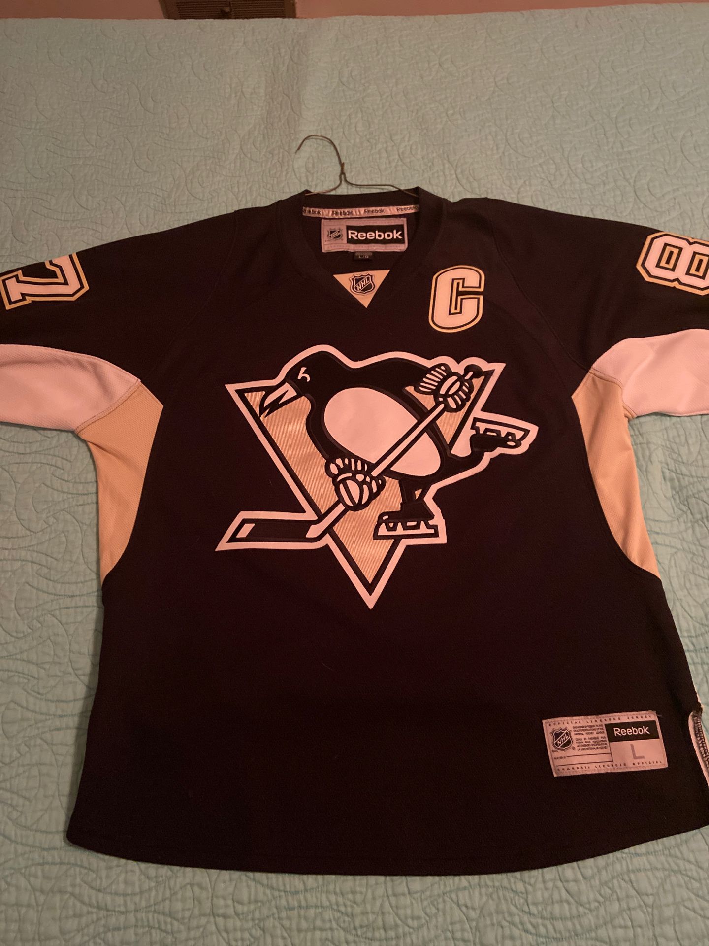 Large Sidney Crosby Jersey Authentic Reebok