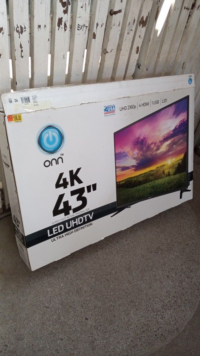 Tv onn 43" No Smart Like New