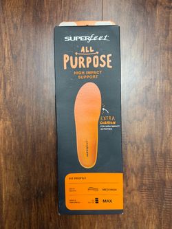 Superfeet shoe insole - (Orange) Size F