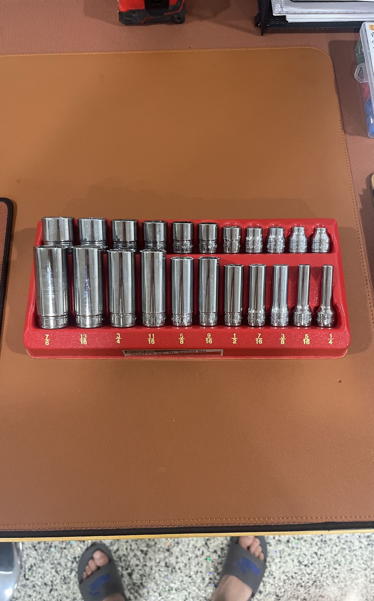 Snap On SAE 3/8 Socket Set 222SFFS