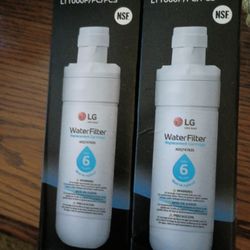 Two Brand New LG Water Filters For Your Refrigerator