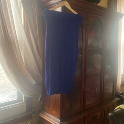 Blue Halter dress