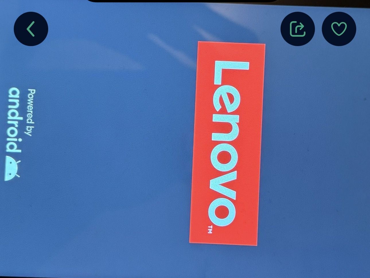 Lenovo Tablet Powered By Android, No Cracks Or Scratches