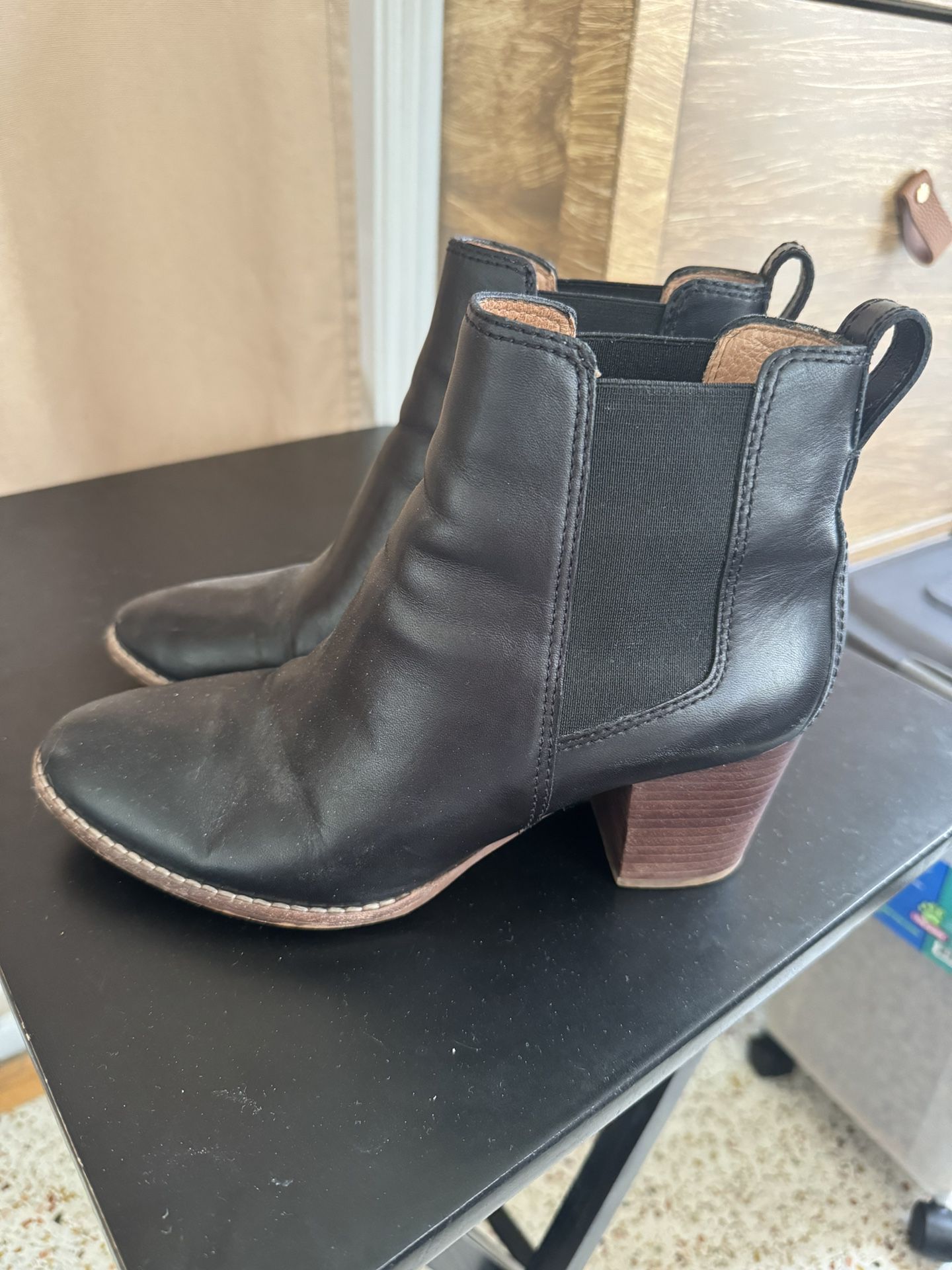 madewell womens boots size 8 black