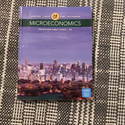 Microeconomics Private And Public Choicr
