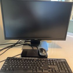 DELL 22” Monitor + DELL Docking Station + Logitech Keyboard & Mouse 