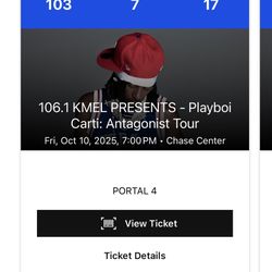 Playboi Carti Antagonist Tour Tickets