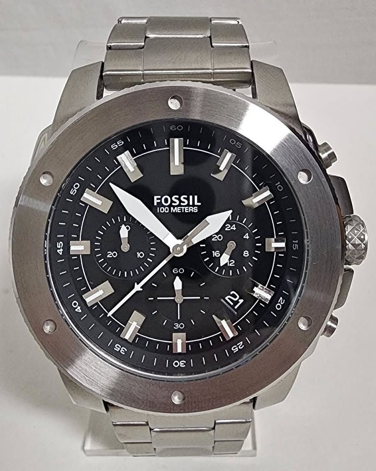 Fossil Men's Mega Machine Chronograph, Stainless Steel Watch