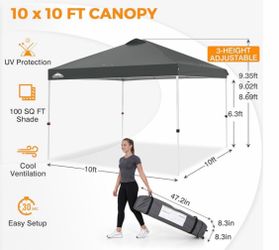 BRAND NEW 10Ft.x10Ft. POP UP CANOPY