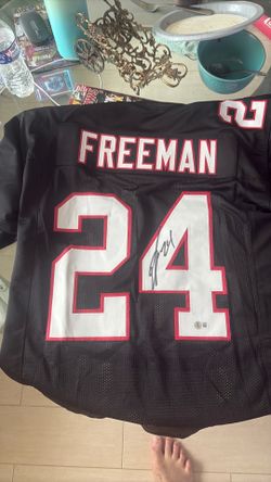 🏈 Devonta Freeman Signed Atlanta Falcons Jersey 🏈 $119 OBO