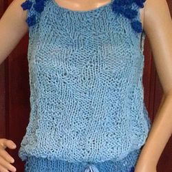 Hand Knitted Shorts And Top Set 