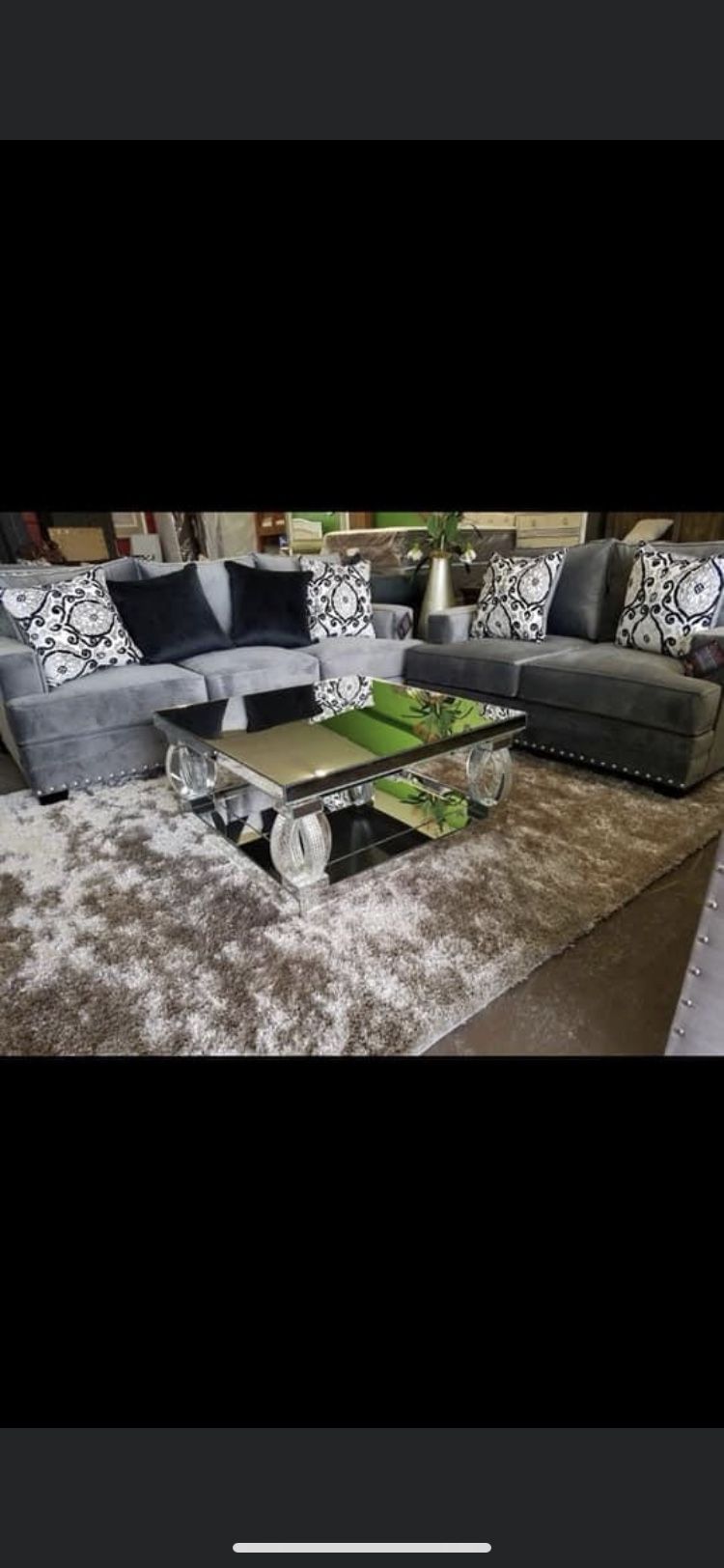 New California gray living room set 2pcs sofas $1399 hemet